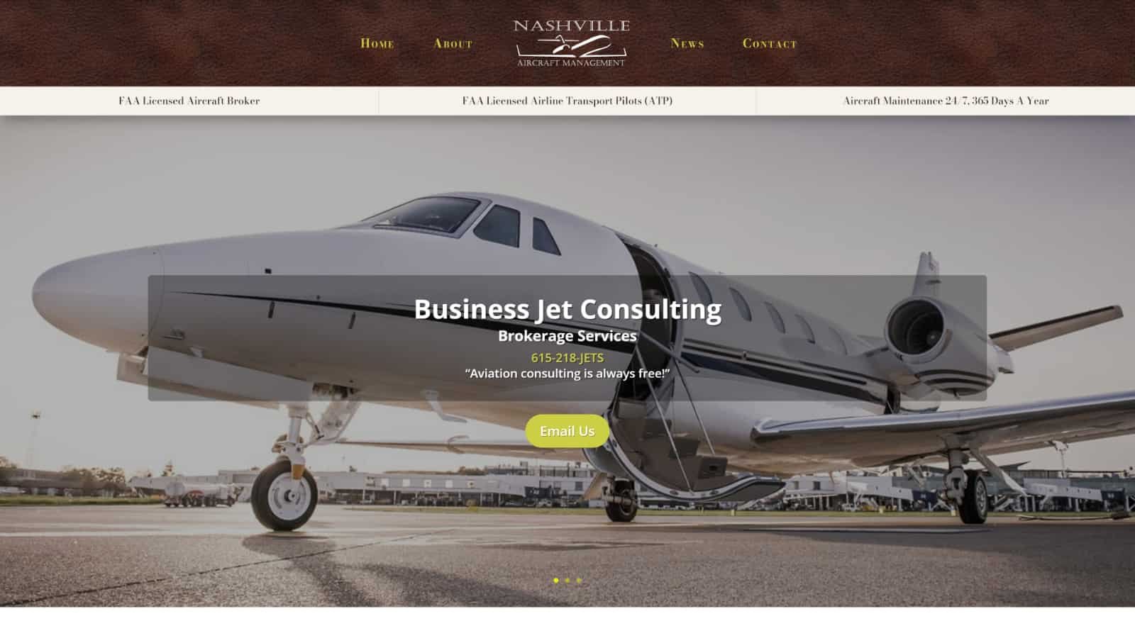 Nashville Aircraft Management - TN Licensed Aircraft Broker